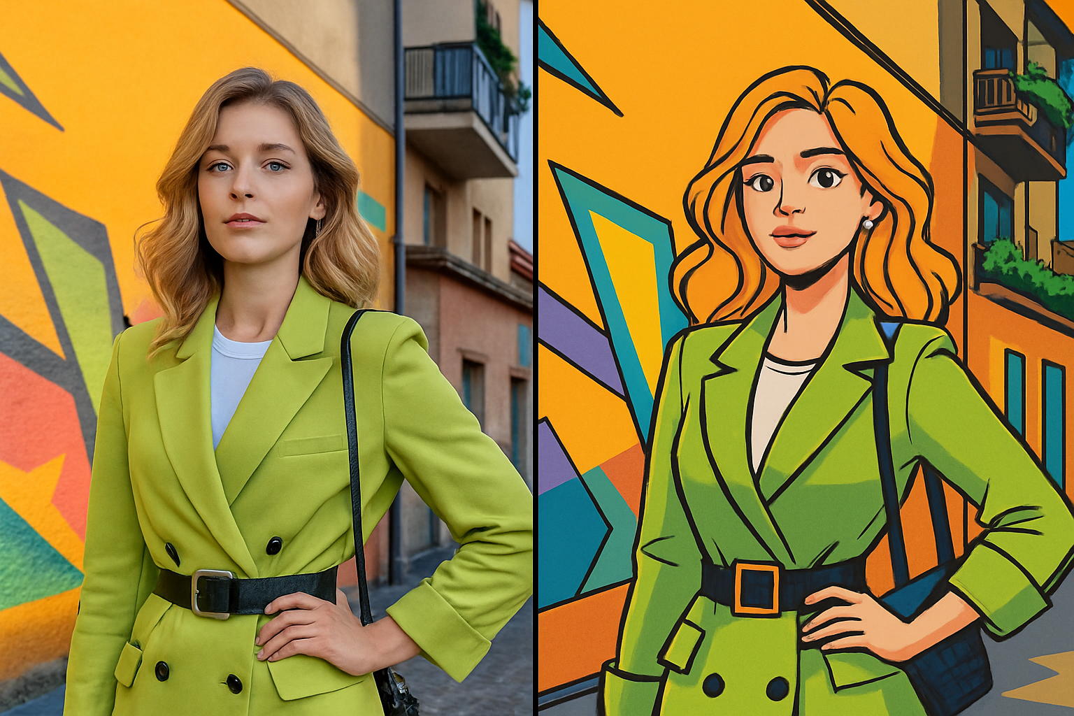 Fashion Cartoon Example